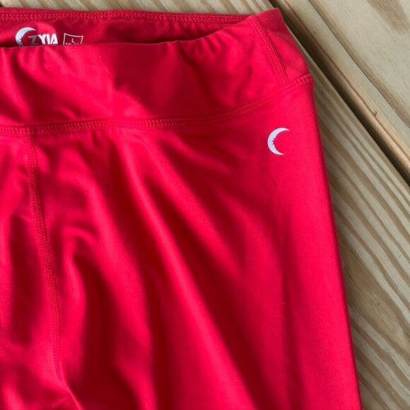 Zyia active leggings Kids Girls Red ombre gradient Large 12-14 - Picture 6 of 9